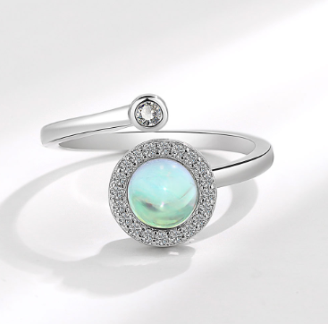 stylish women's rotatable ring
