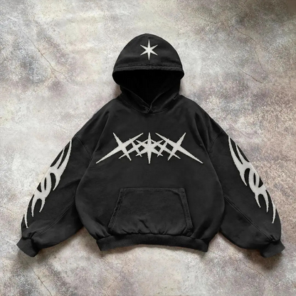 Y2K grunge pullover hoodies for women