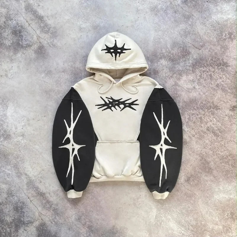 Y2K grunge pullover hoodies for women