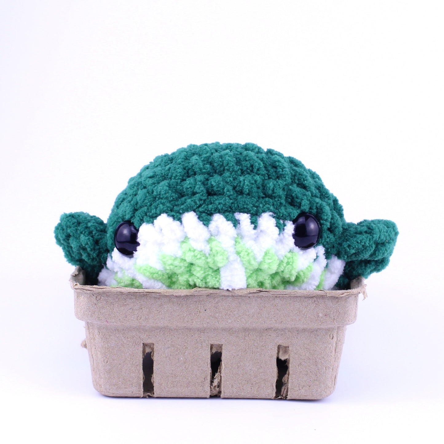 Lana the Lime Whale Crocheted Plushie