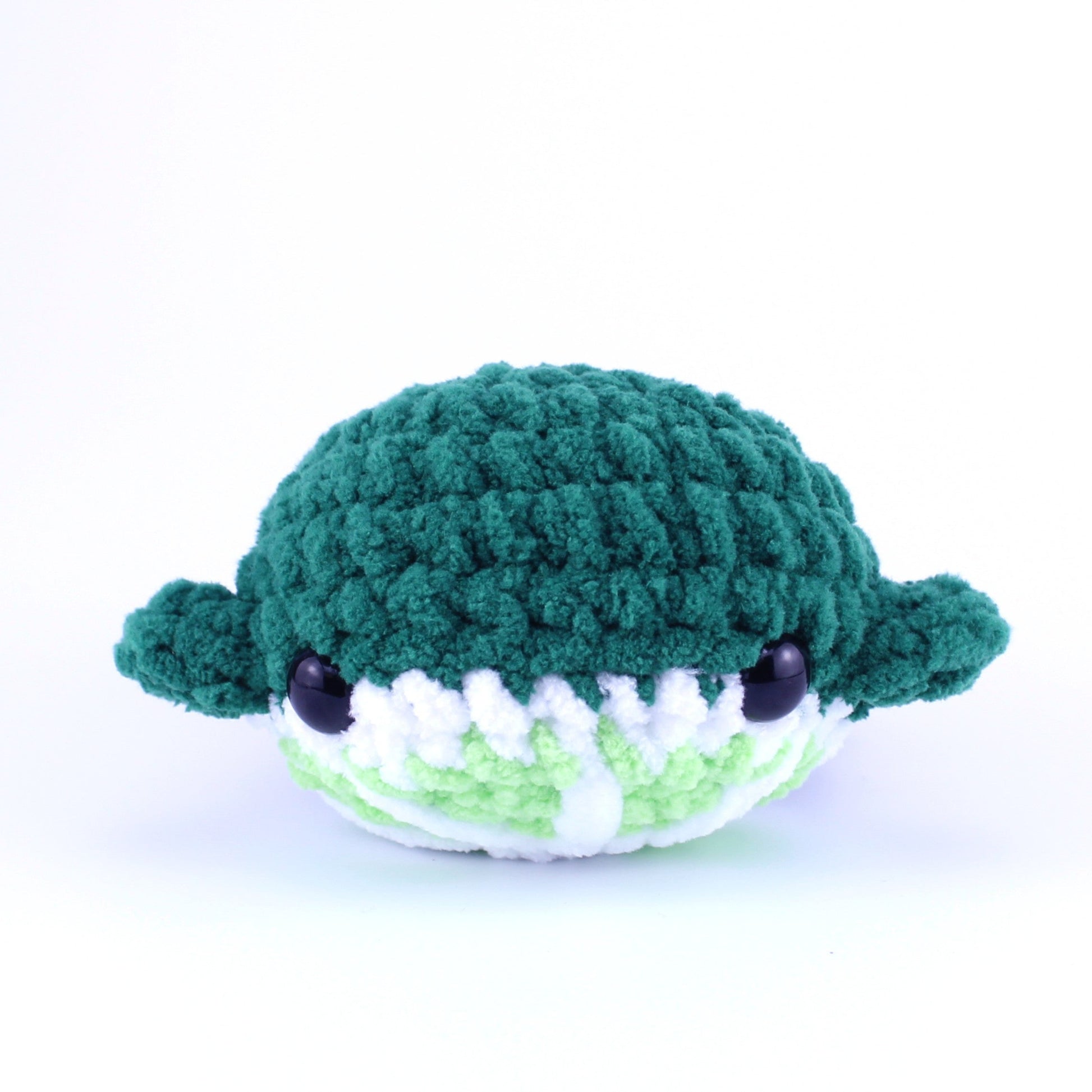Lana the Lime Whale Crocheted Plushie