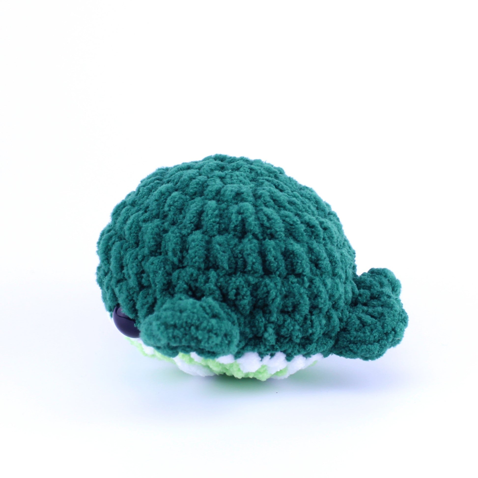 Lana the Lime Whale Crocheted Plushie