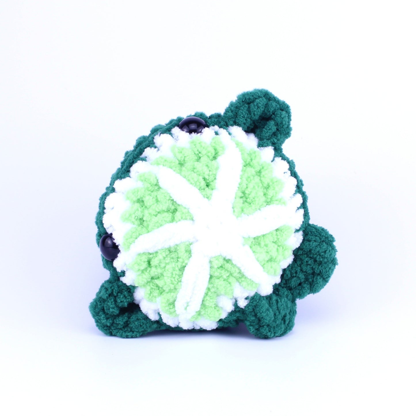 Lana the Lime Whale Crocheted Plushie