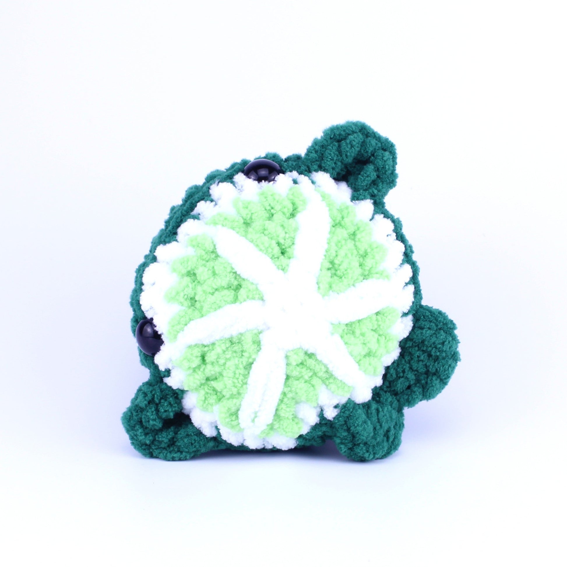 Lana the Lime Whale Crocheted Plushie