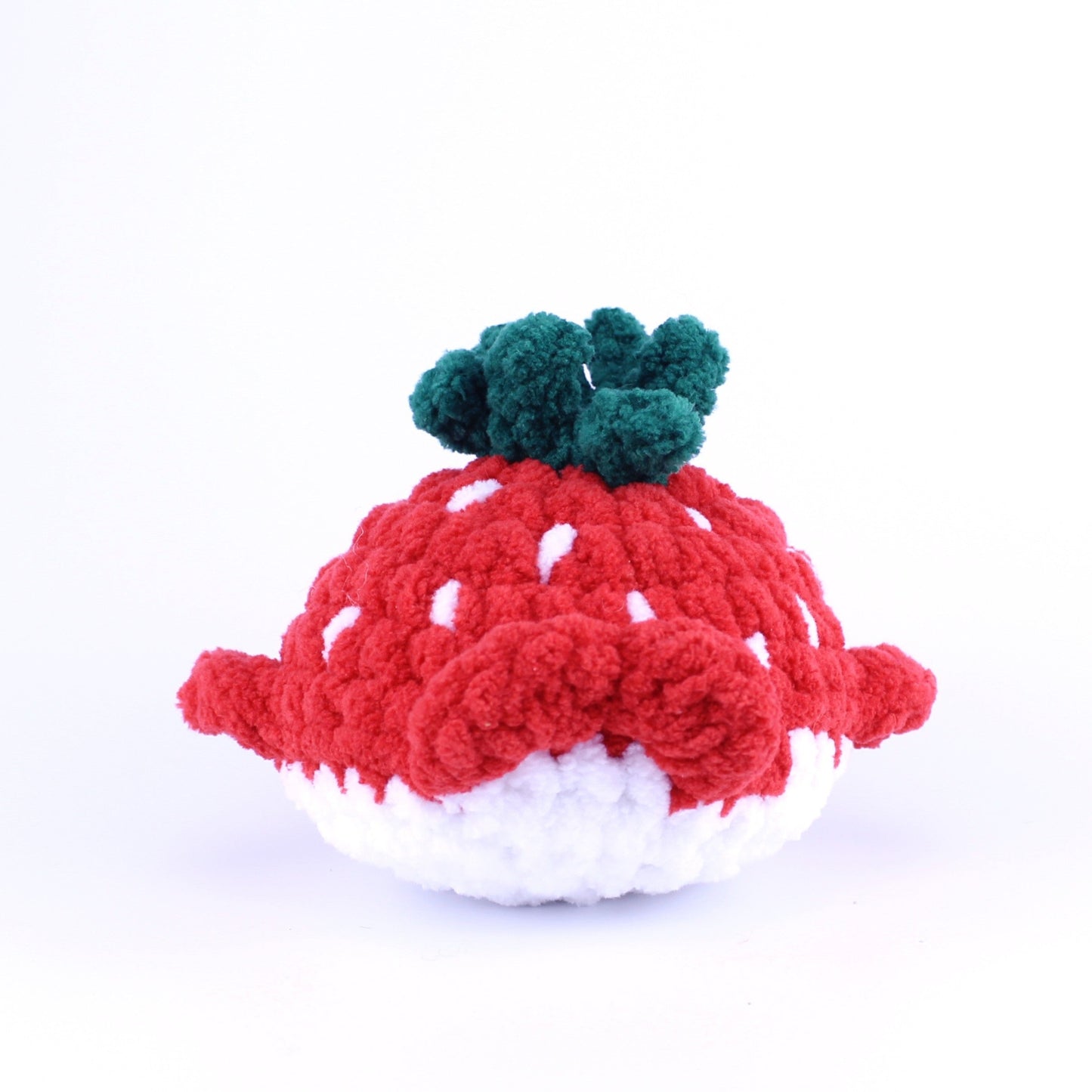 Summer the Strawberry Whale Crocheted