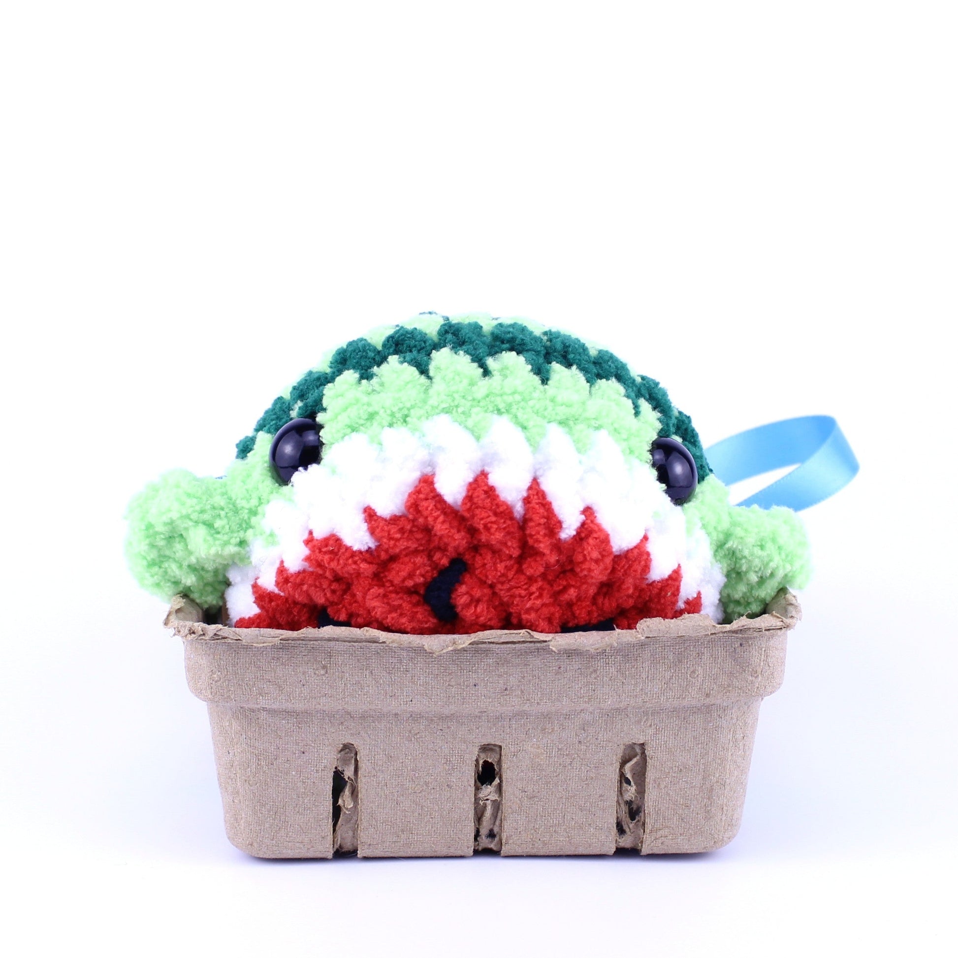 Wanda the Watermelon Whale Crochet Plushie
