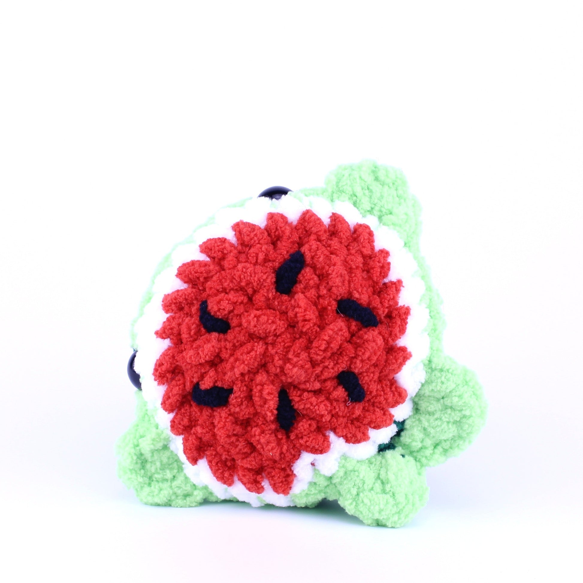 Wanda the Watermelon Whale Crochet Plushie